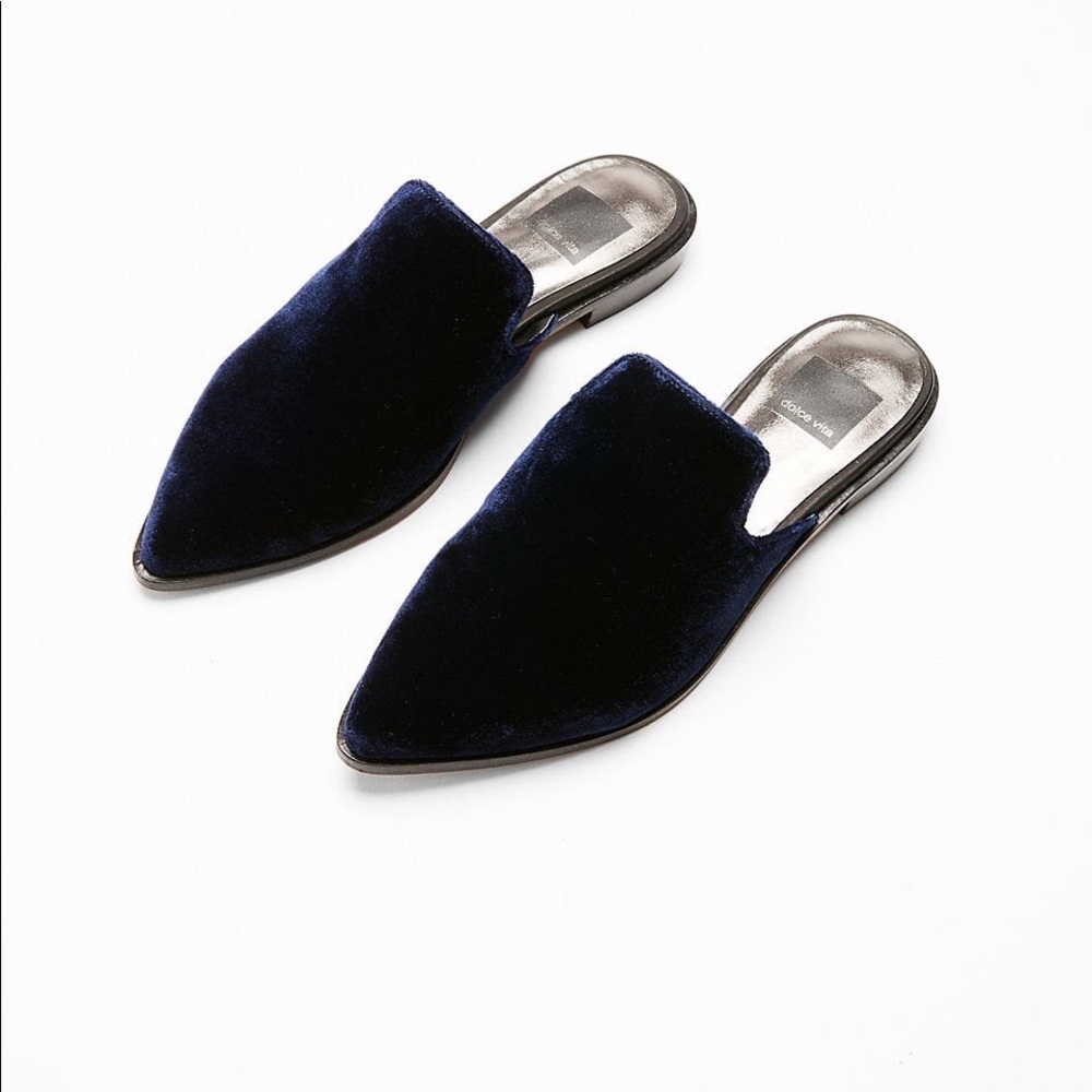 Dolce Vita Dark Blue Holli Mules